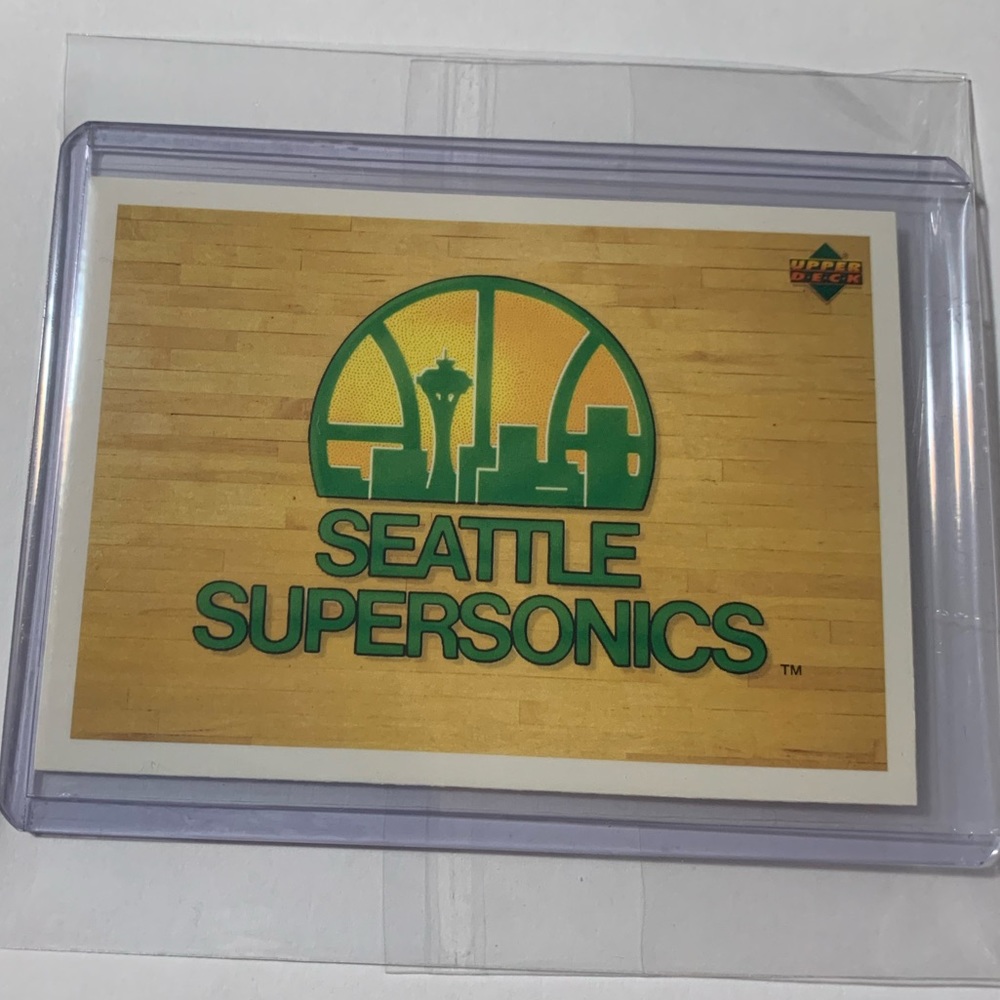 Seattle SuperSonics Upper Deck Team Card ‘92